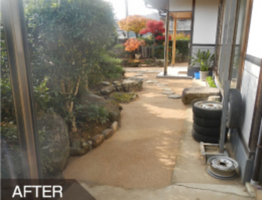 土舗装施工見本1-2